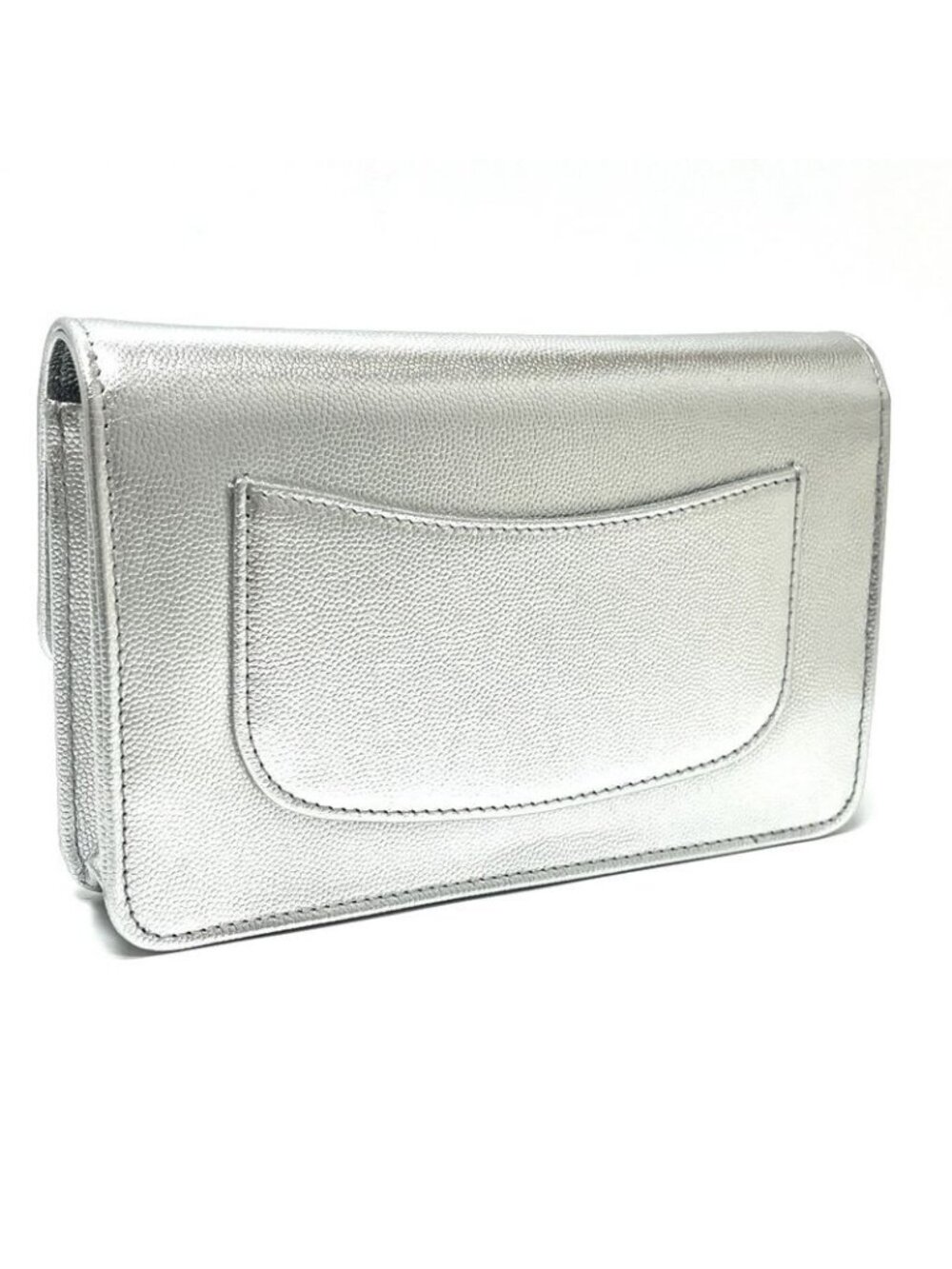 Chanel Shoulder Bag Ap4653 Caviar Leather Silver - Picture 2 of 9
